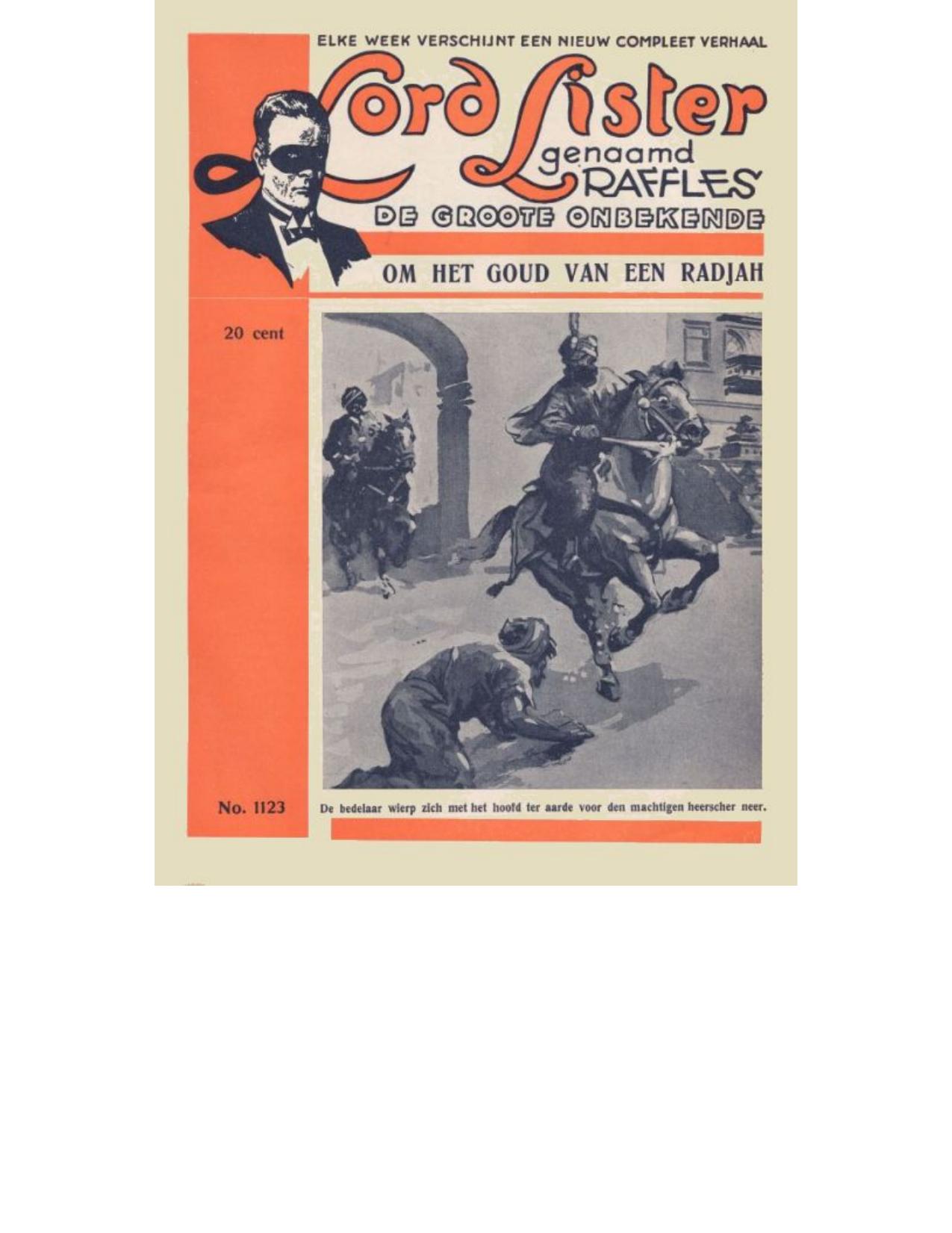 1123 Om Het Goud Van Een Radjah
