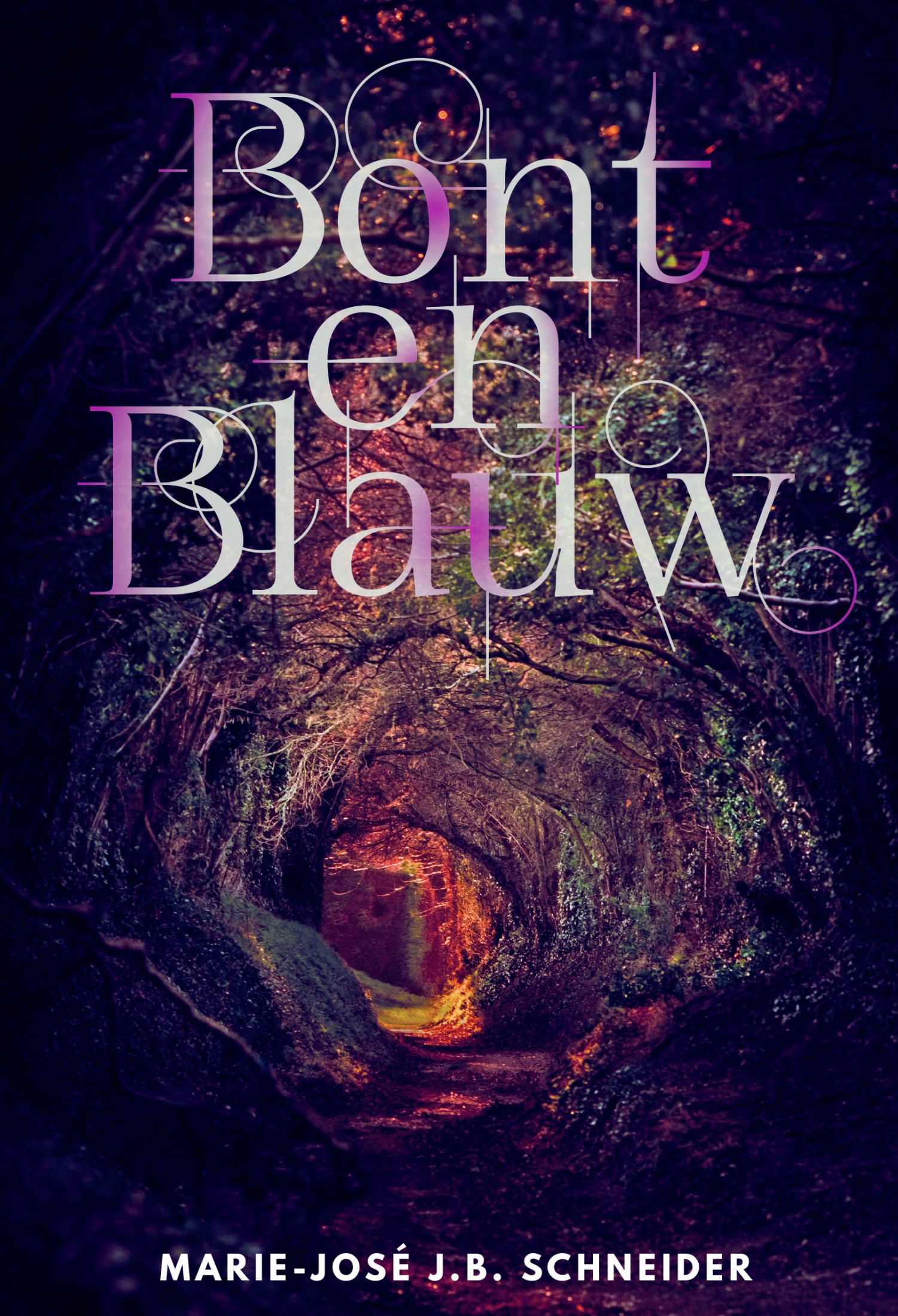Bont en blauw