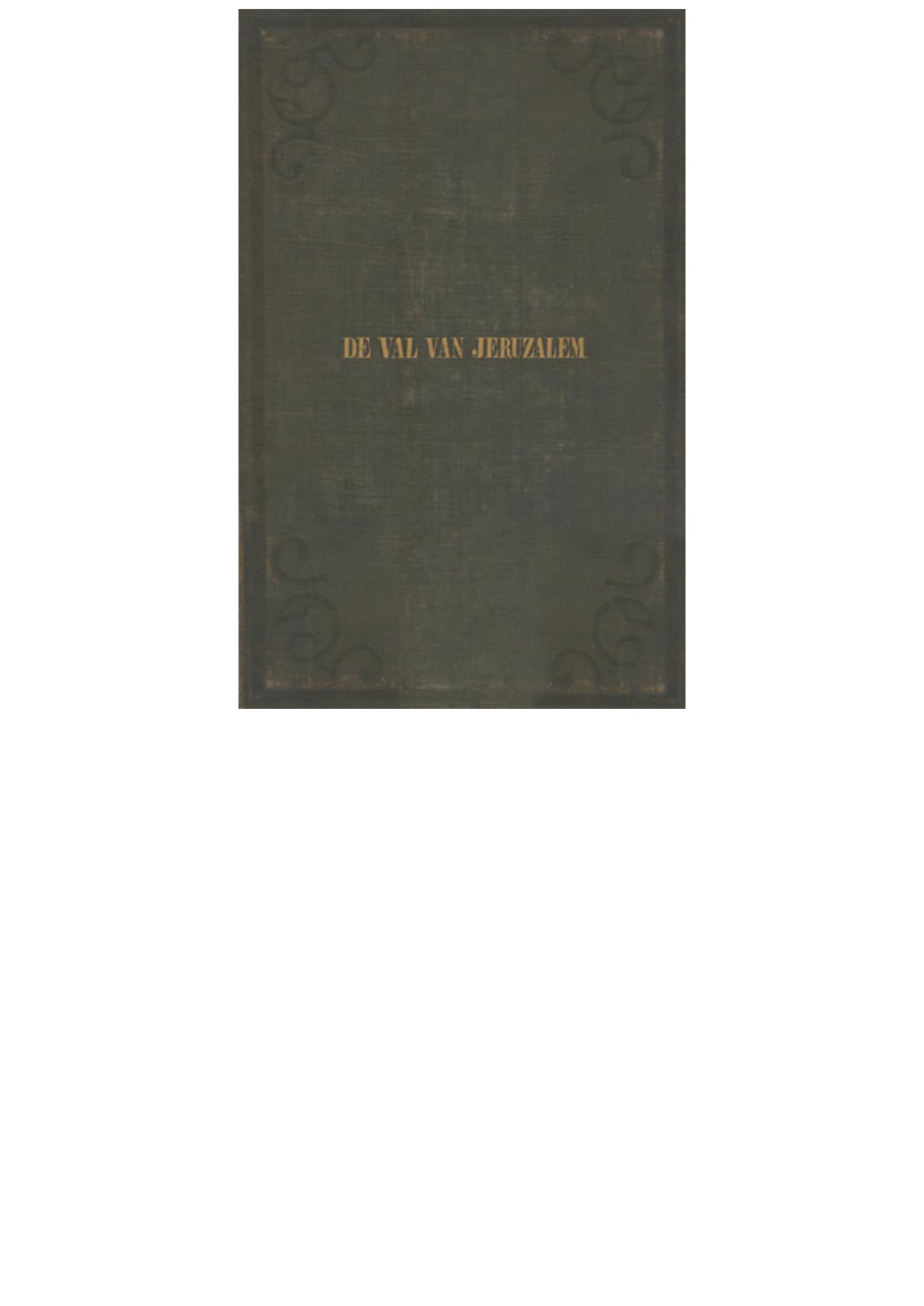 De val van Jeruzalem