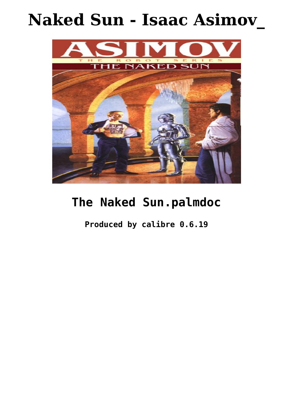 Naked Sun - Isaac Asimov_