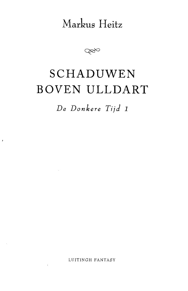 De Donkere Tijd 1 - Schaduwen boven Ulldart