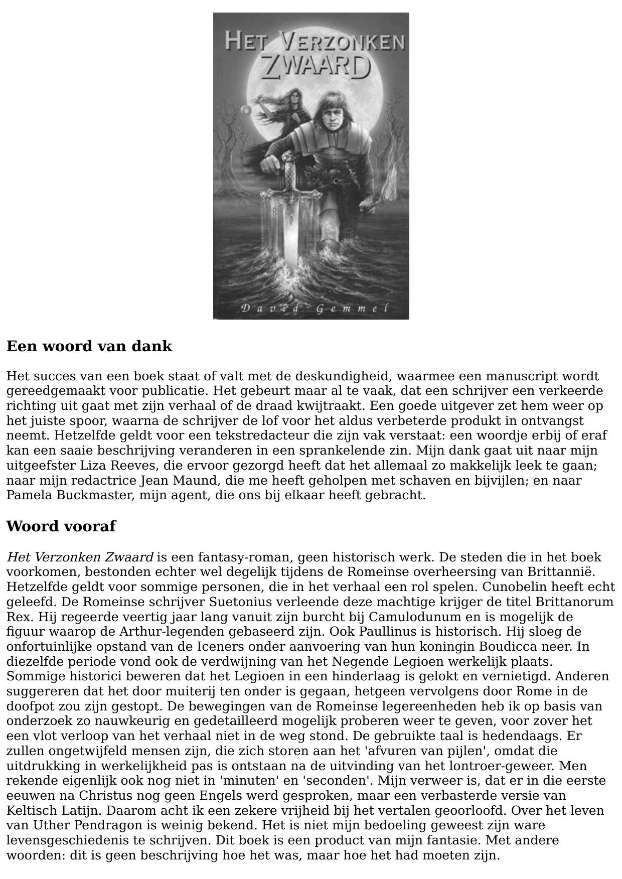 Het Verzonken Zwaard