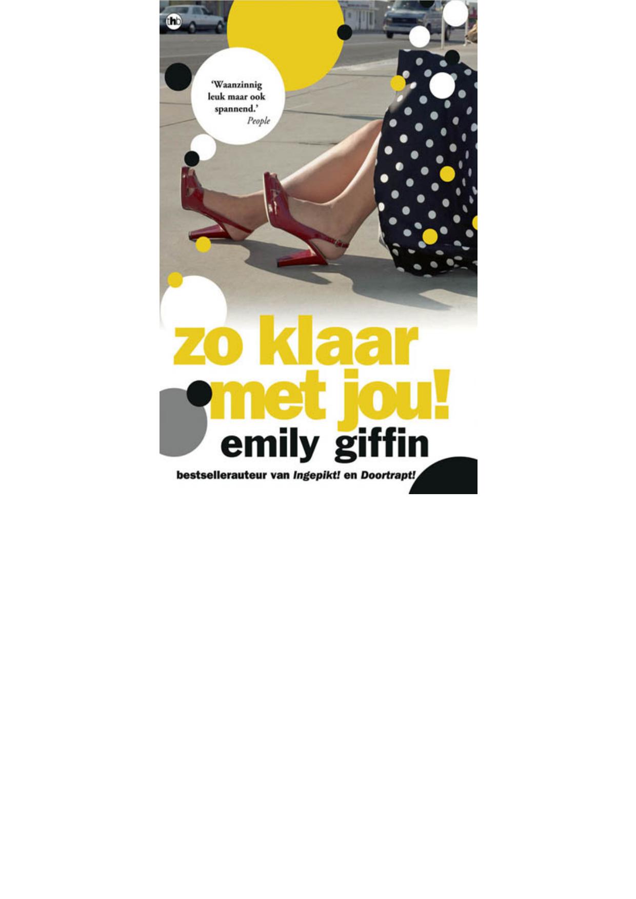 Zo klaar met jou!