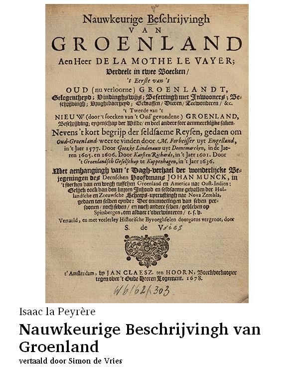 Nauwkeurige Beschrijvingh van Groenland