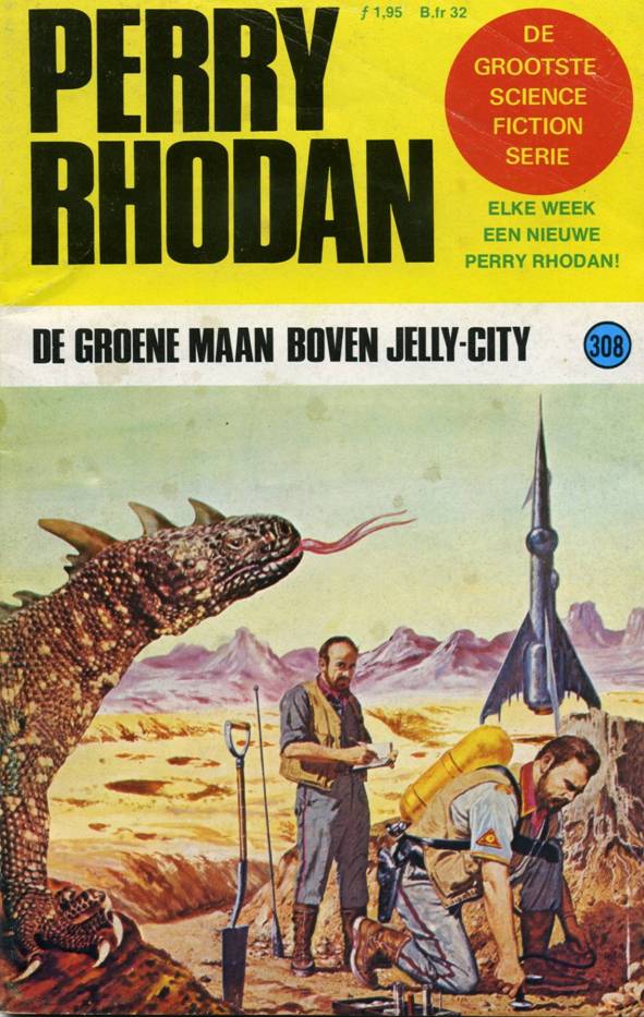 De groene maan boven Jelly-City