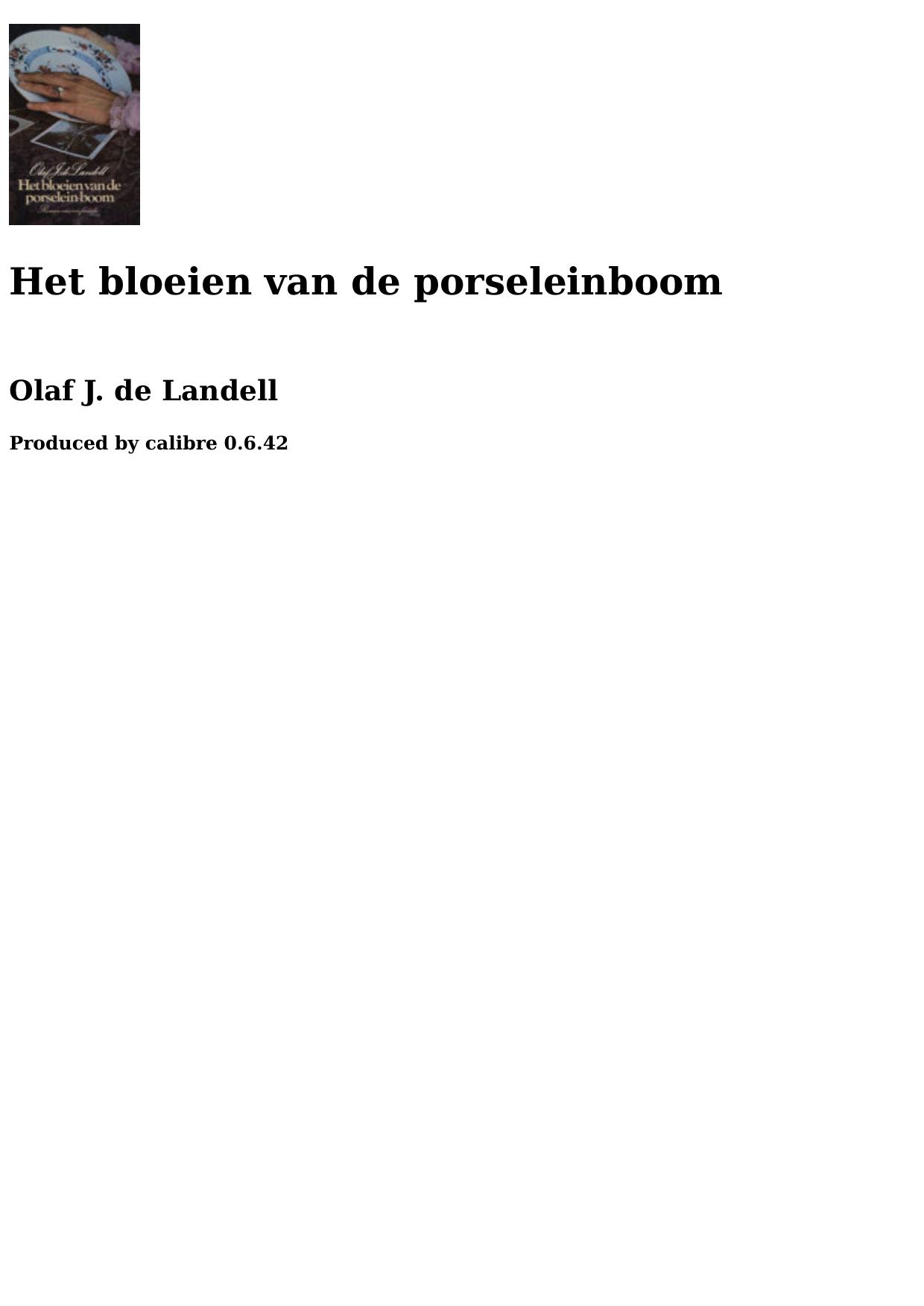 Het bloeien van de porseleinboom