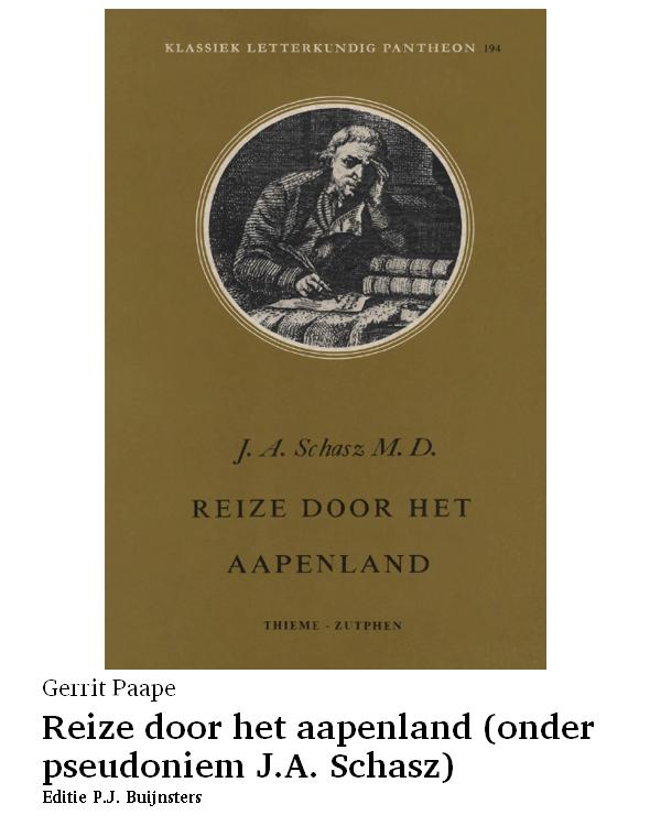 Reize door het aapenland (onder pseudoniem J.A. Schasz)