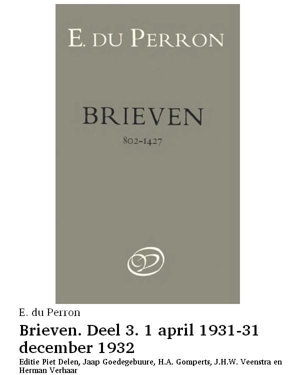 Brieven. Deel 3. 1 april 1931-31 december 1932