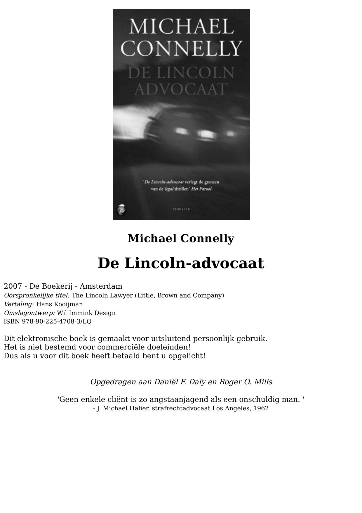 De Lincoln Advocaat