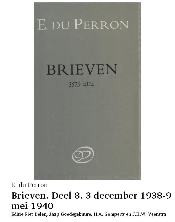 Brieven. Deel 8. 3 december 1938-9 mei 1940