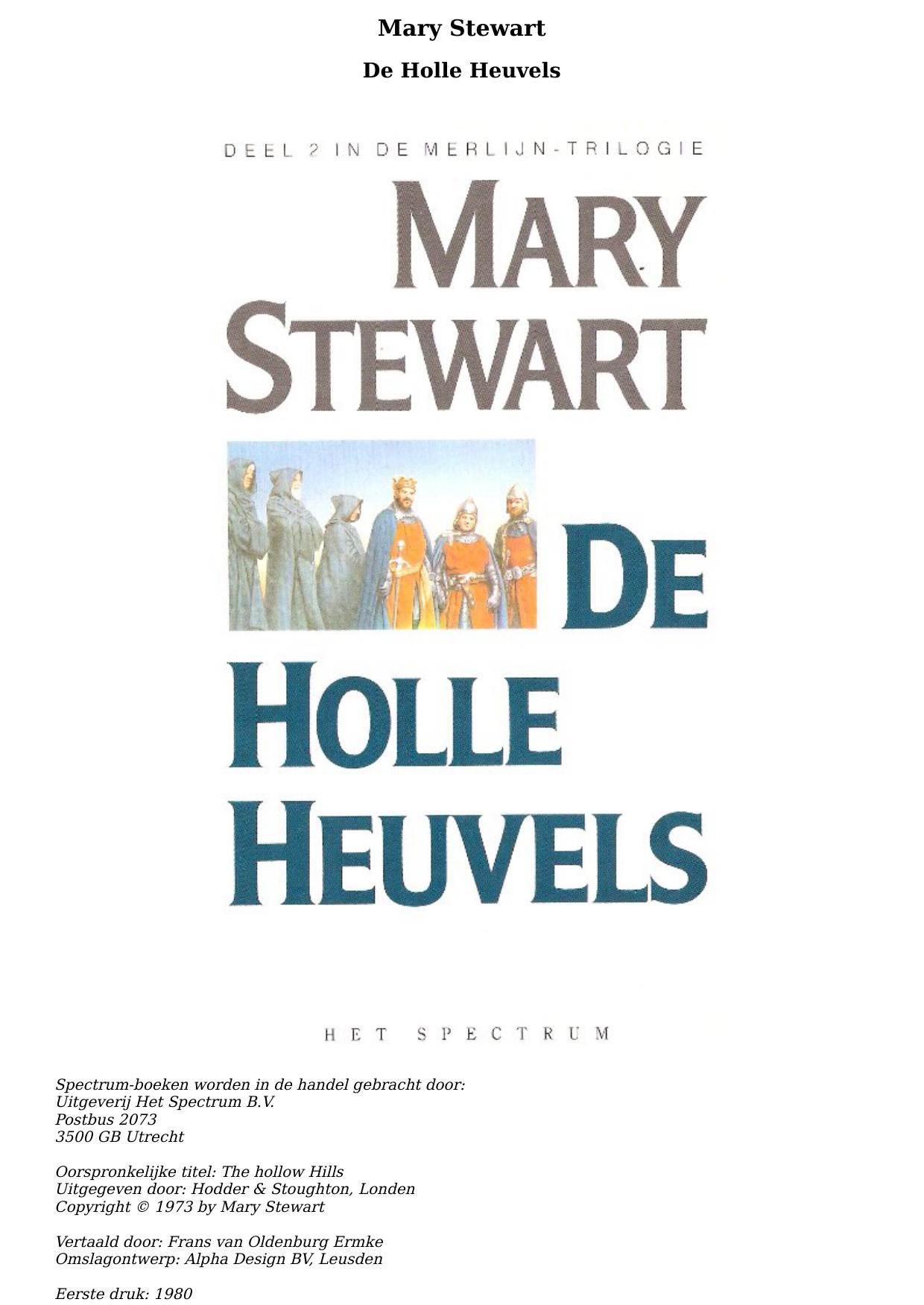 Merlijn Trilogie 02 - De Holle Heuvels