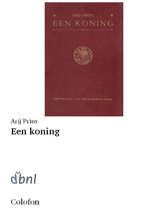 Een koning