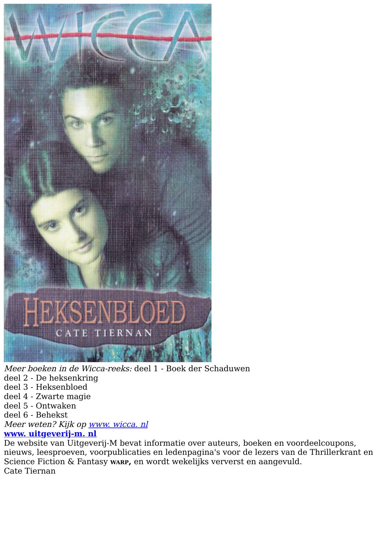 Wicca deel 3 heksenbloed