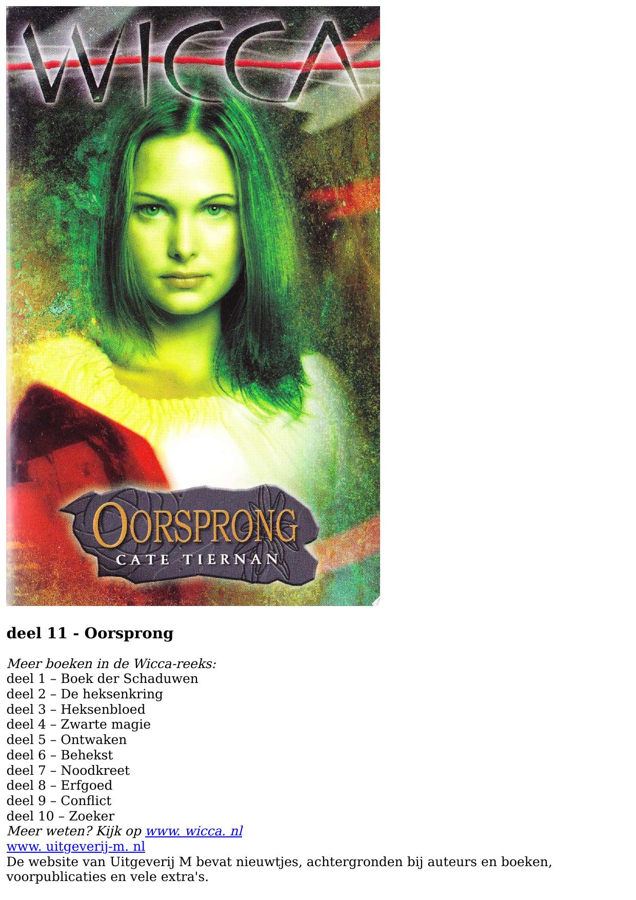 Wicca - deel 11 - Oorsprong