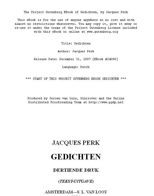 Gedichten