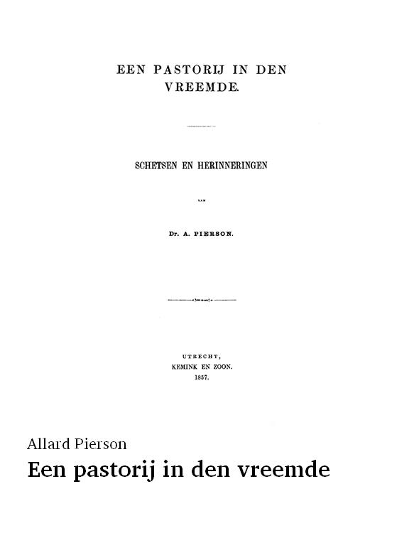 Een pastorij in den vreemde