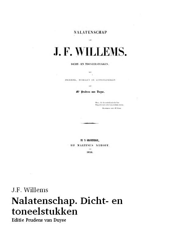 Nalatenschap. Dicht- en toneelstukken