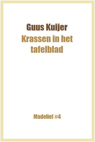Krassen in het tafelblad
