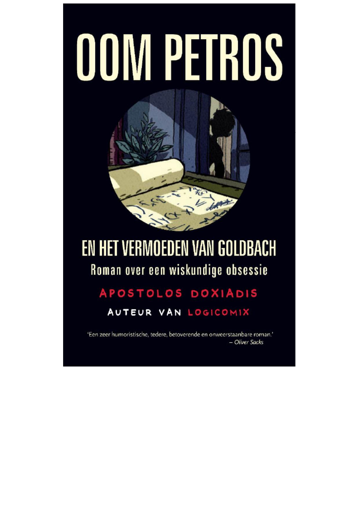 Oom Petros en het vermoeden van Goldbach
