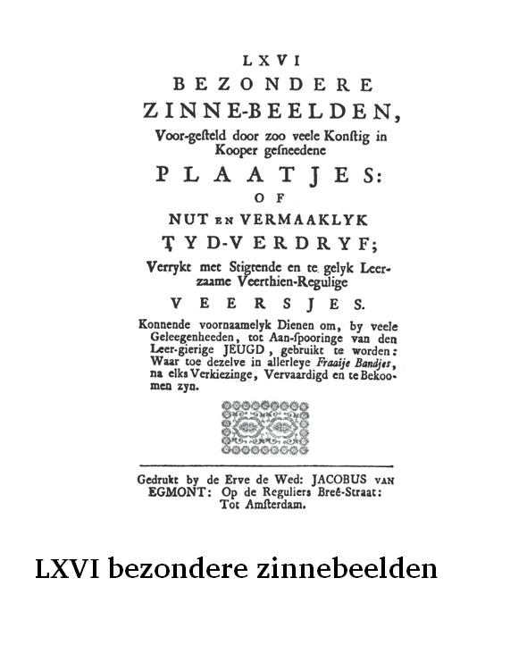 LXVI bezondere zinnebeelden