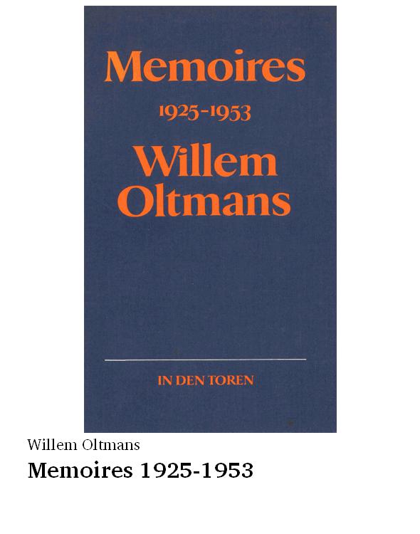 Memoires 1925-1953