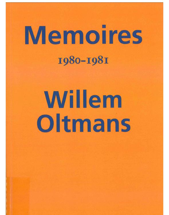 Memoires 1980-1981