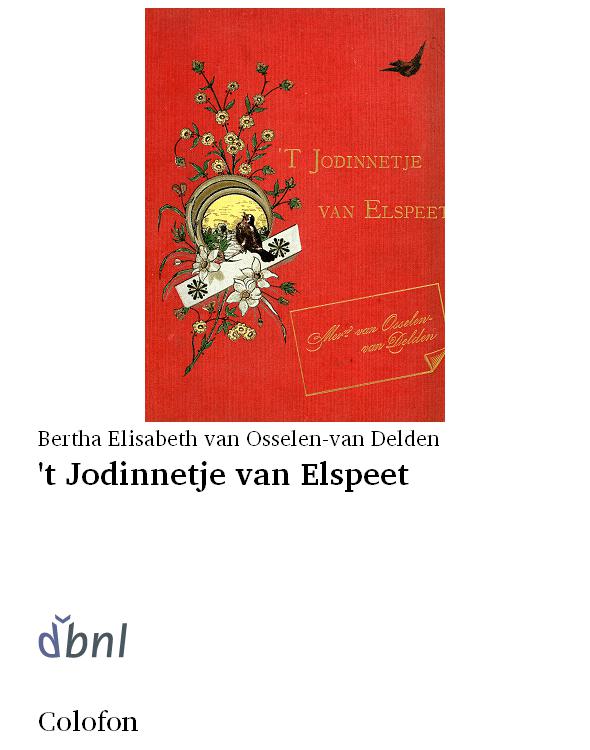 't Jodinnetje van Elspeet