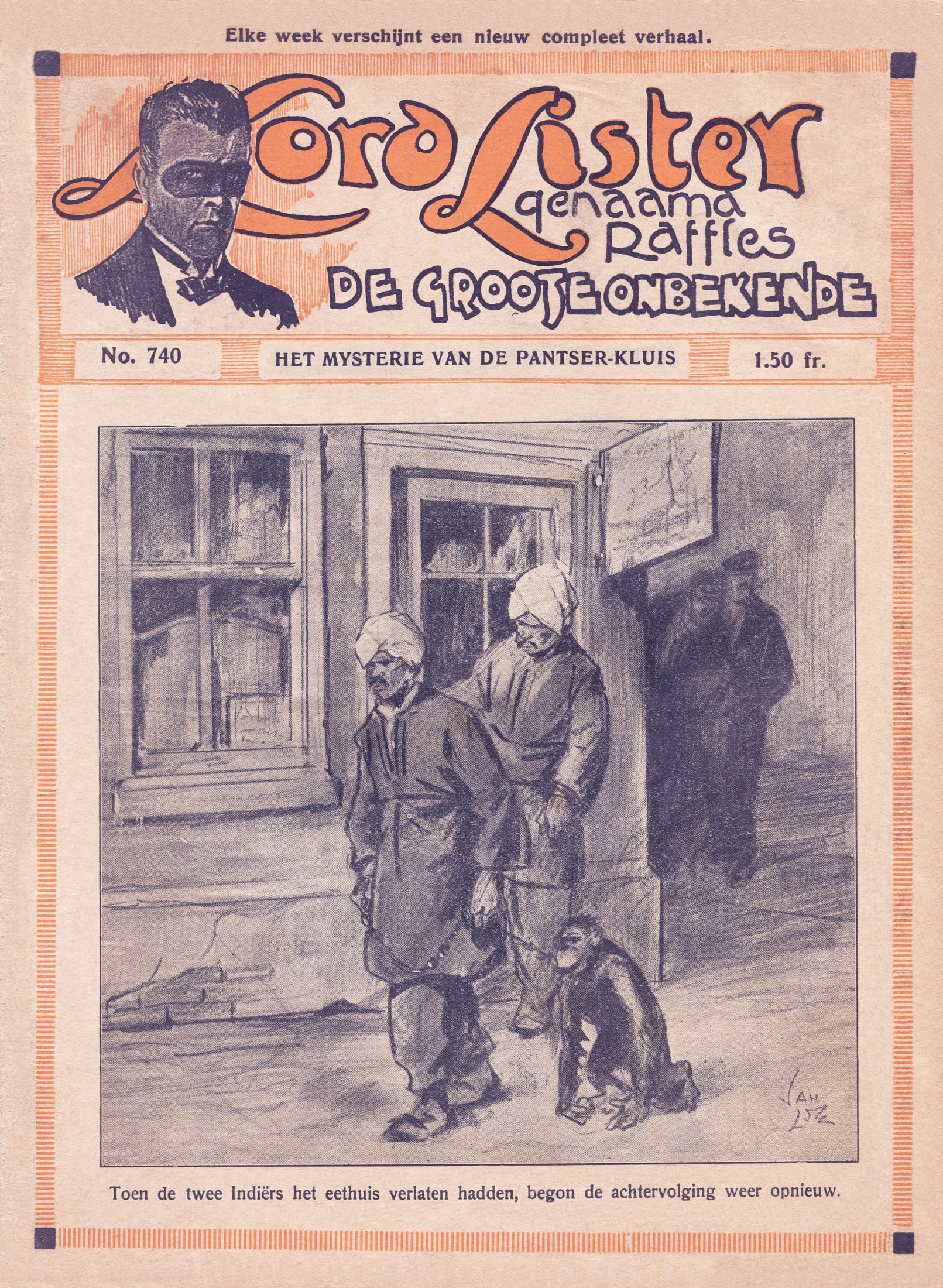 LordLister 0740 HET MYSTERIE VAN DE PANTSERKLUIS