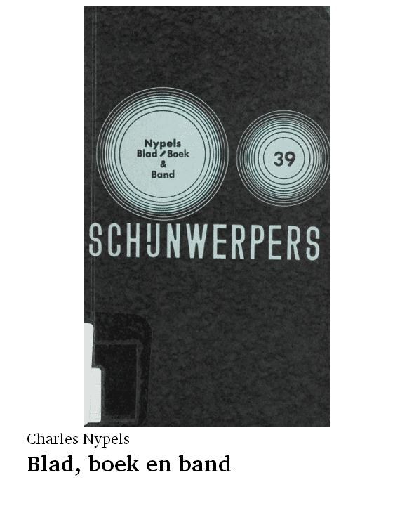 Blad, boek en band