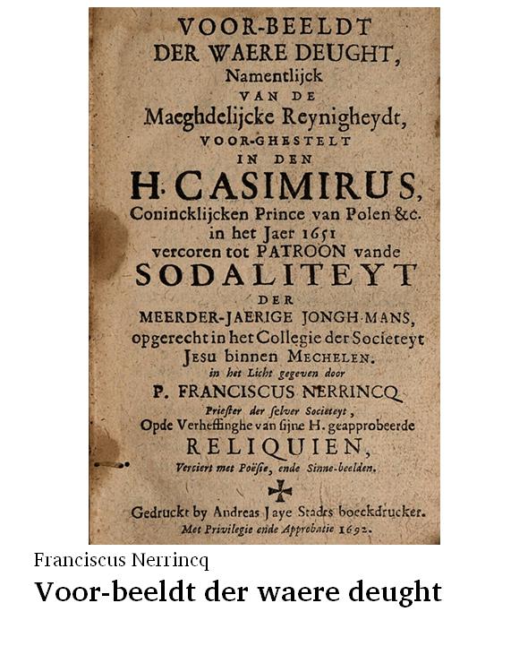 Voor-beeldt der waere deught
