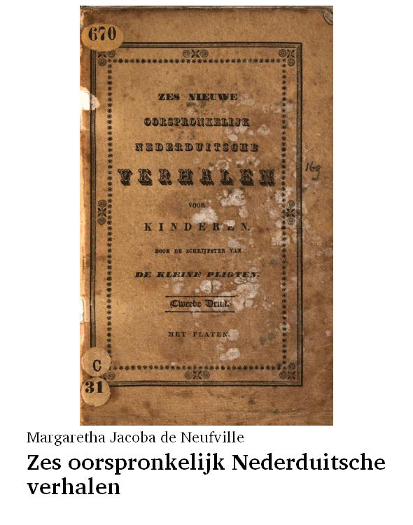 Zes oorspronkelijk Nederduitsche verhalen