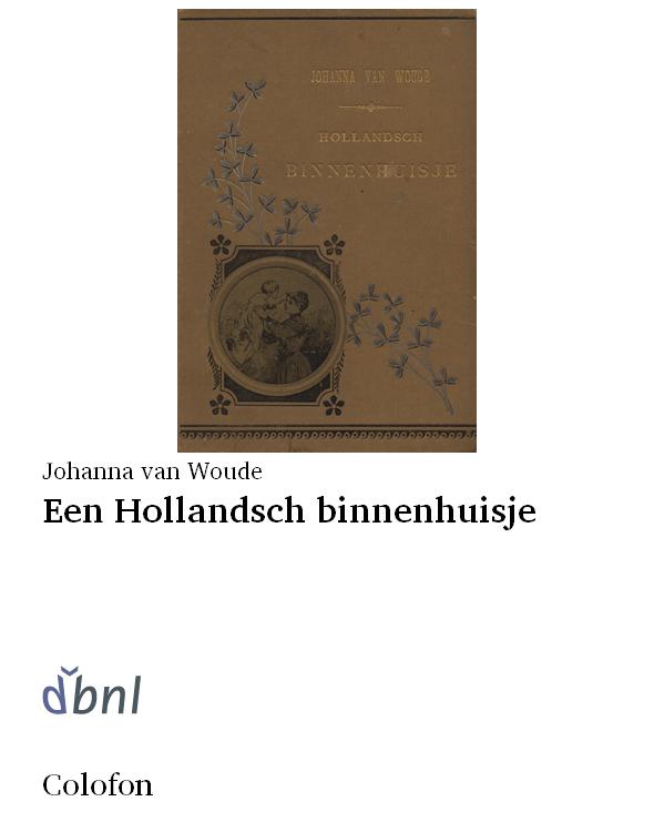Een Hollandsch binnenhuisje