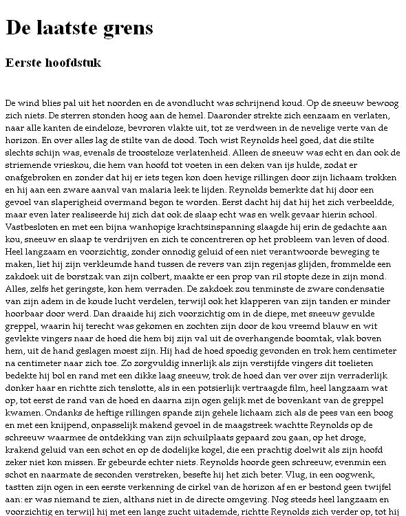 De laatste grens