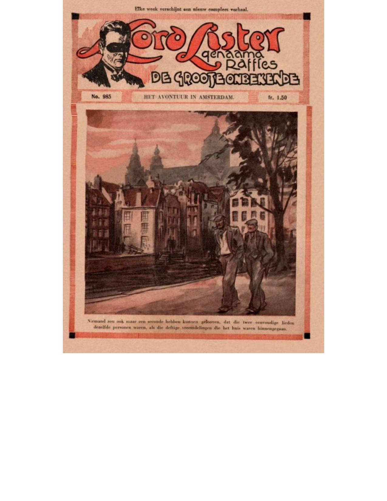 0985 Het Avontuur In Amsterdam