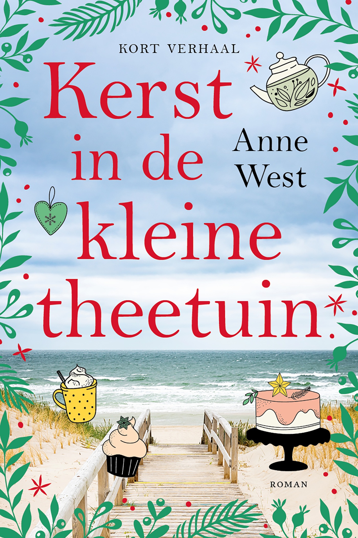Kerst in de kleine theetuin