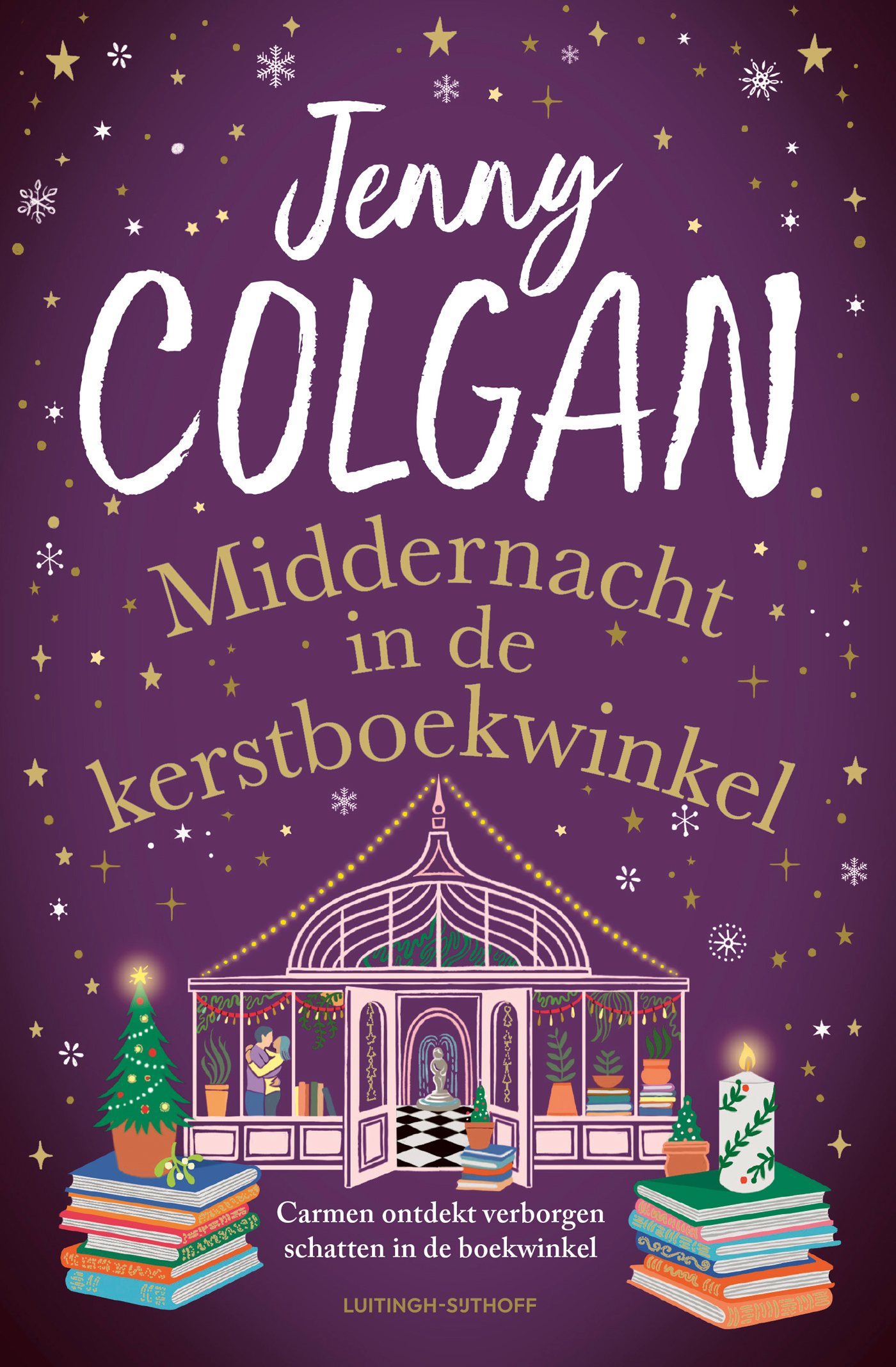 Middernacht in de kerstboekwinkel