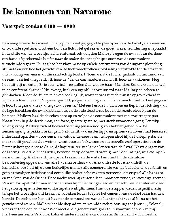 De kanonnen van Navarone