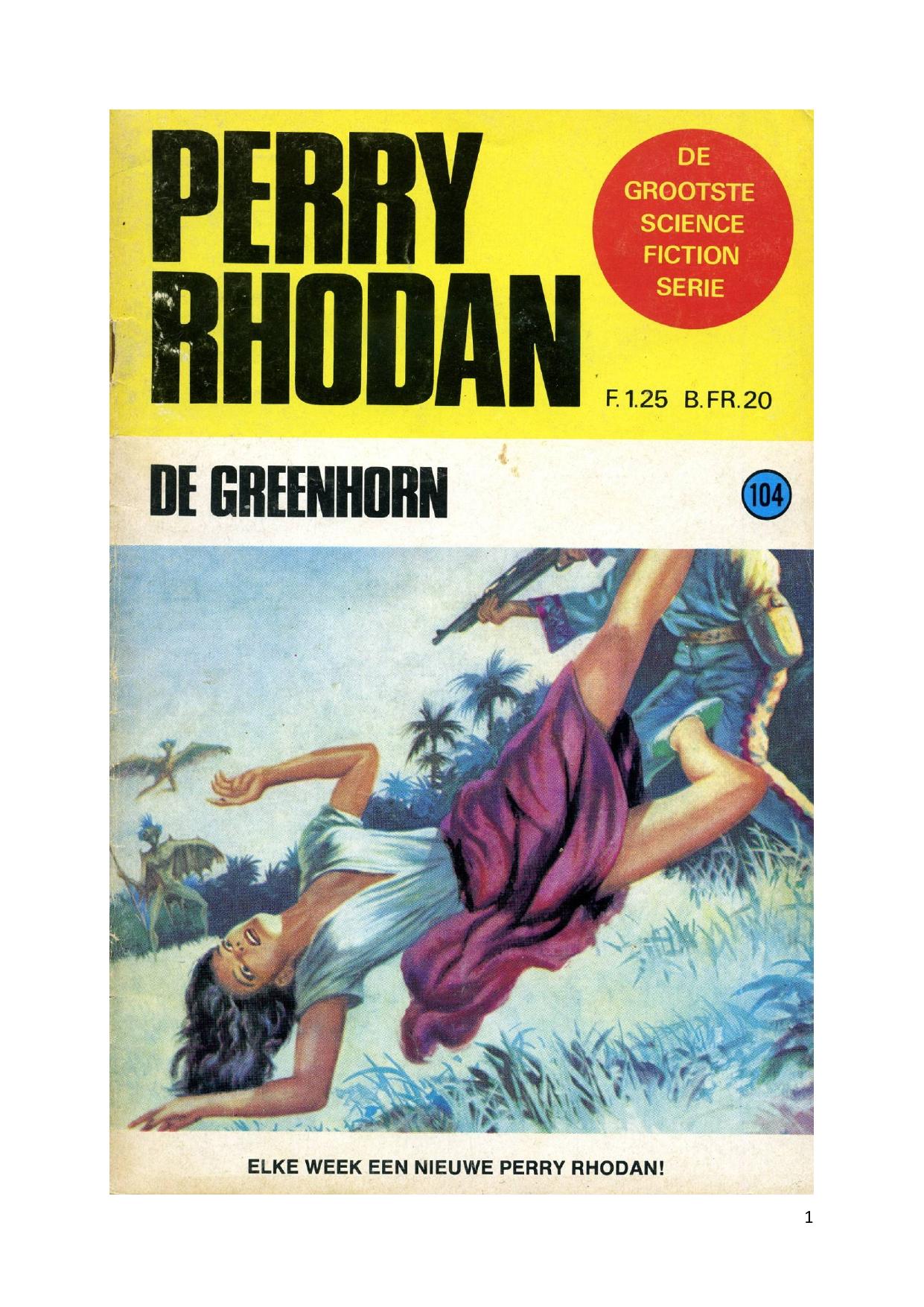 Perry Rhodan 0104 - De greenhorn