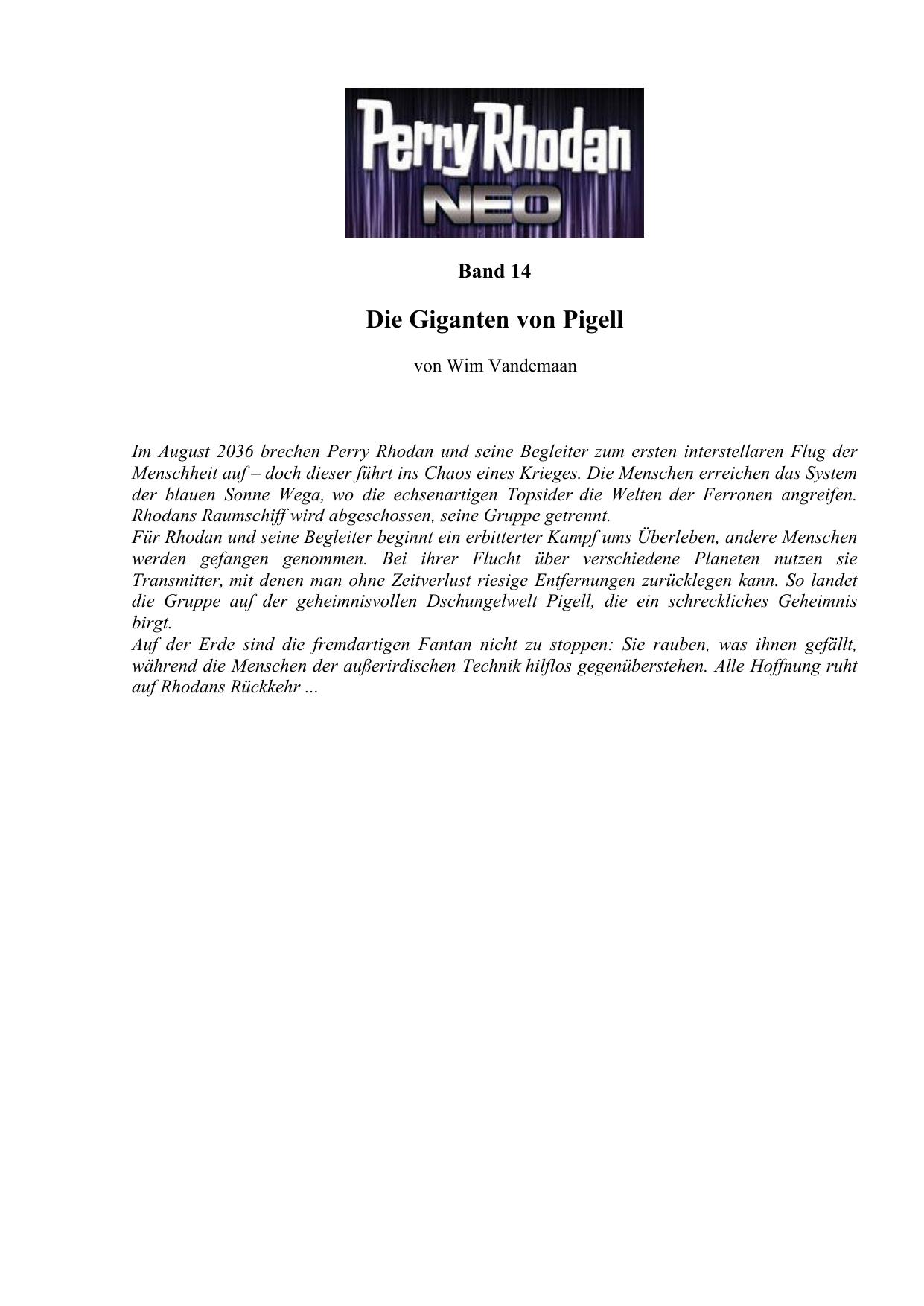Perry Rhodan Neo - 14