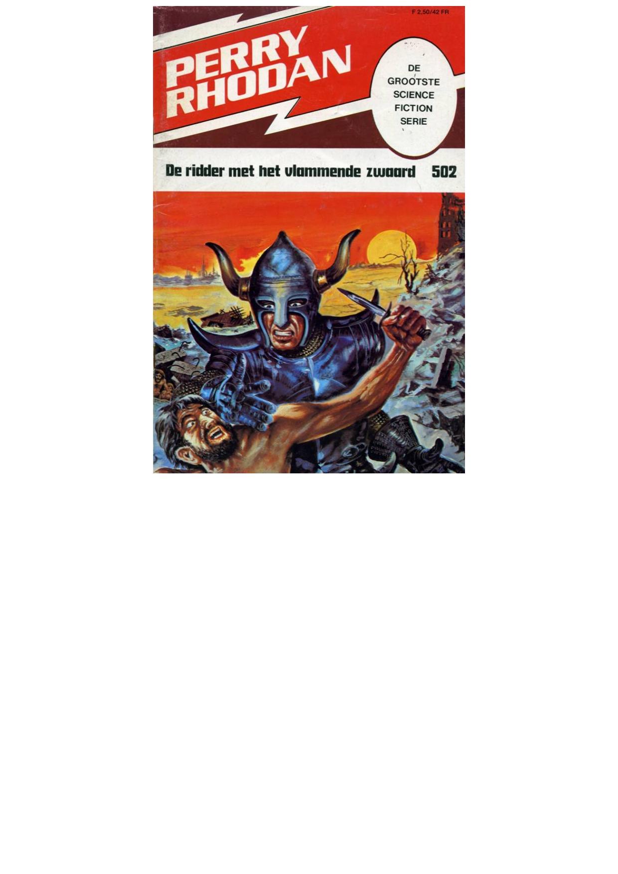 Perry Rhodan 0502 - De ridder met het vlammende zwaard