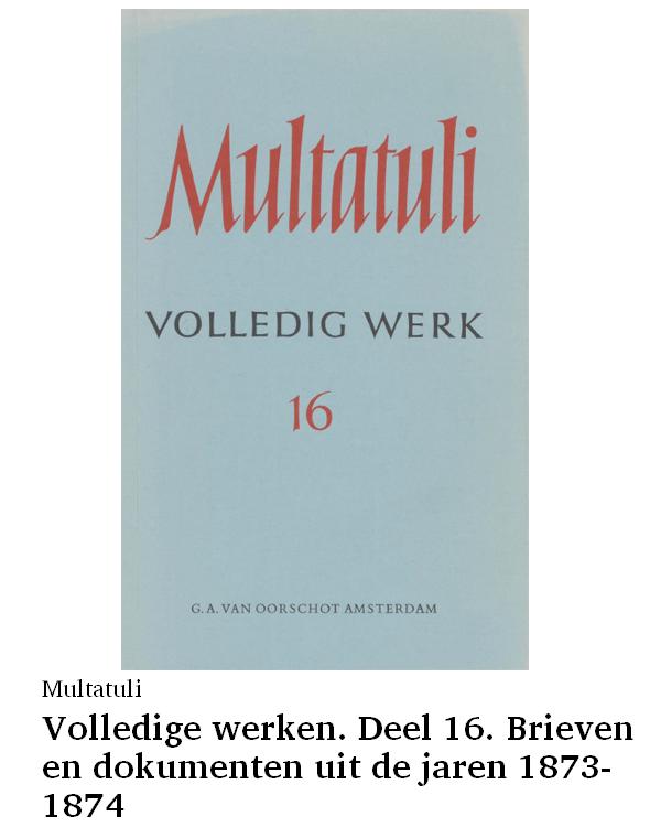 Volledige werken. Deel 16. Brieven en dokumenten uit de jaren 1873-1874