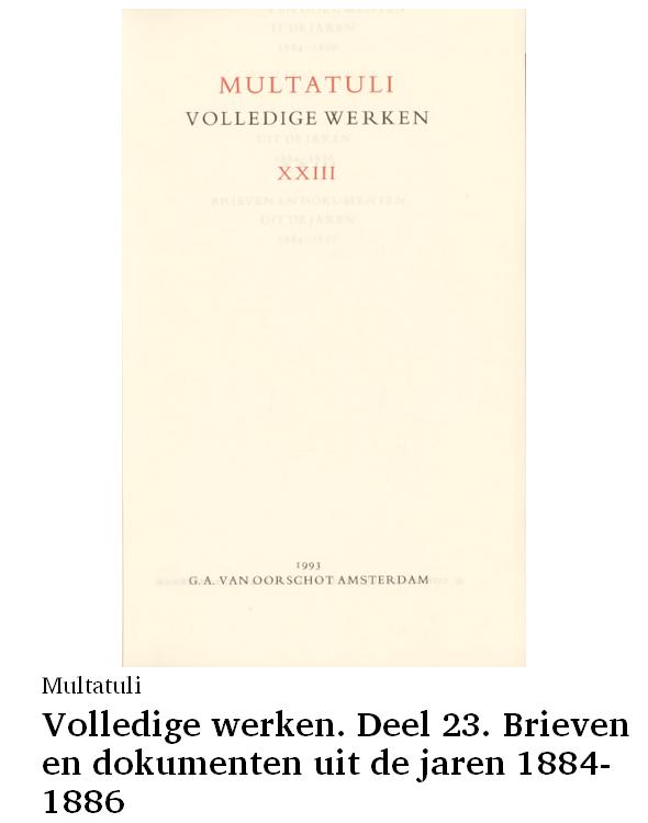 Volledige werken. Deel 23. Brieven en dokumenten uit de jaren 1884-1886