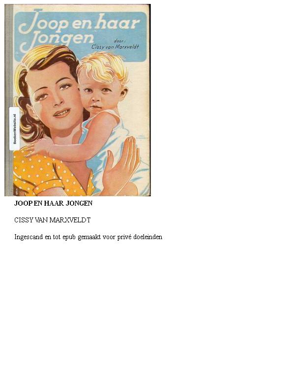 Joop en haar jongen