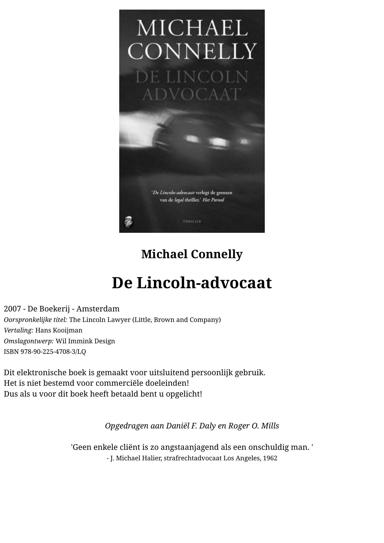 De Lincoln-advocaat
