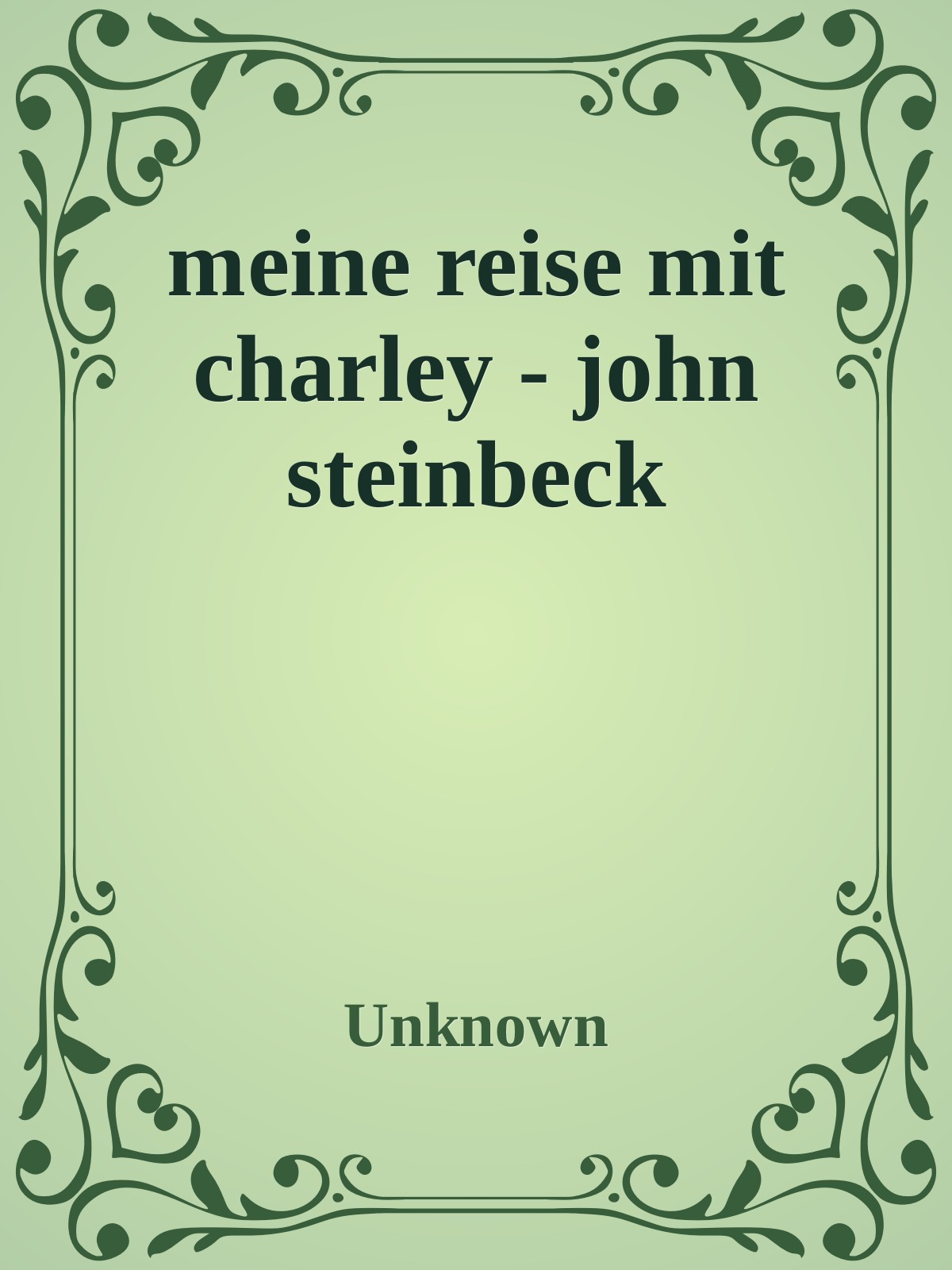 Mijn Reis Met Charley