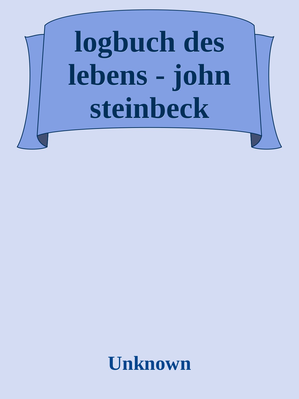 Logboek van het leven