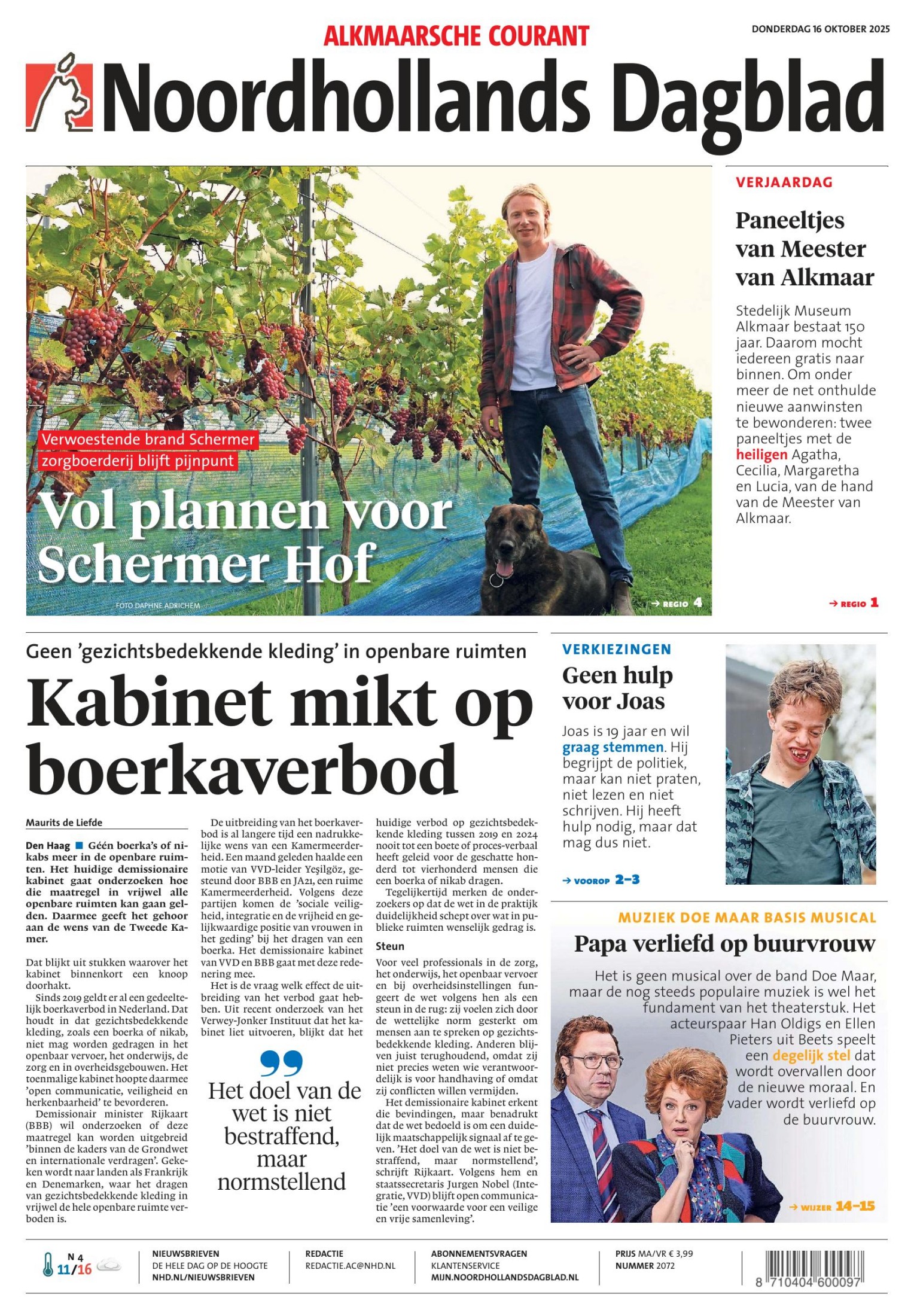 NHD Alkmaarsche Courant 16-10-2025