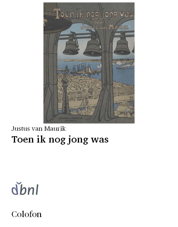 Toen ik nog jong was