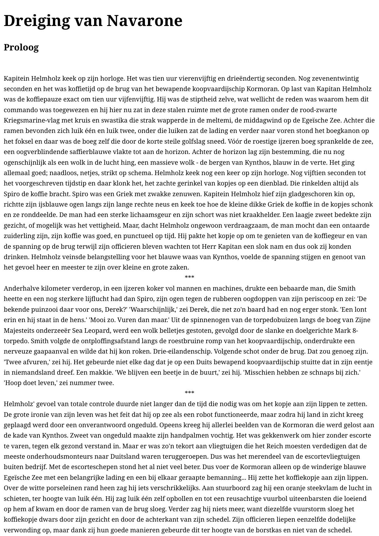 Dreiging van Navarone