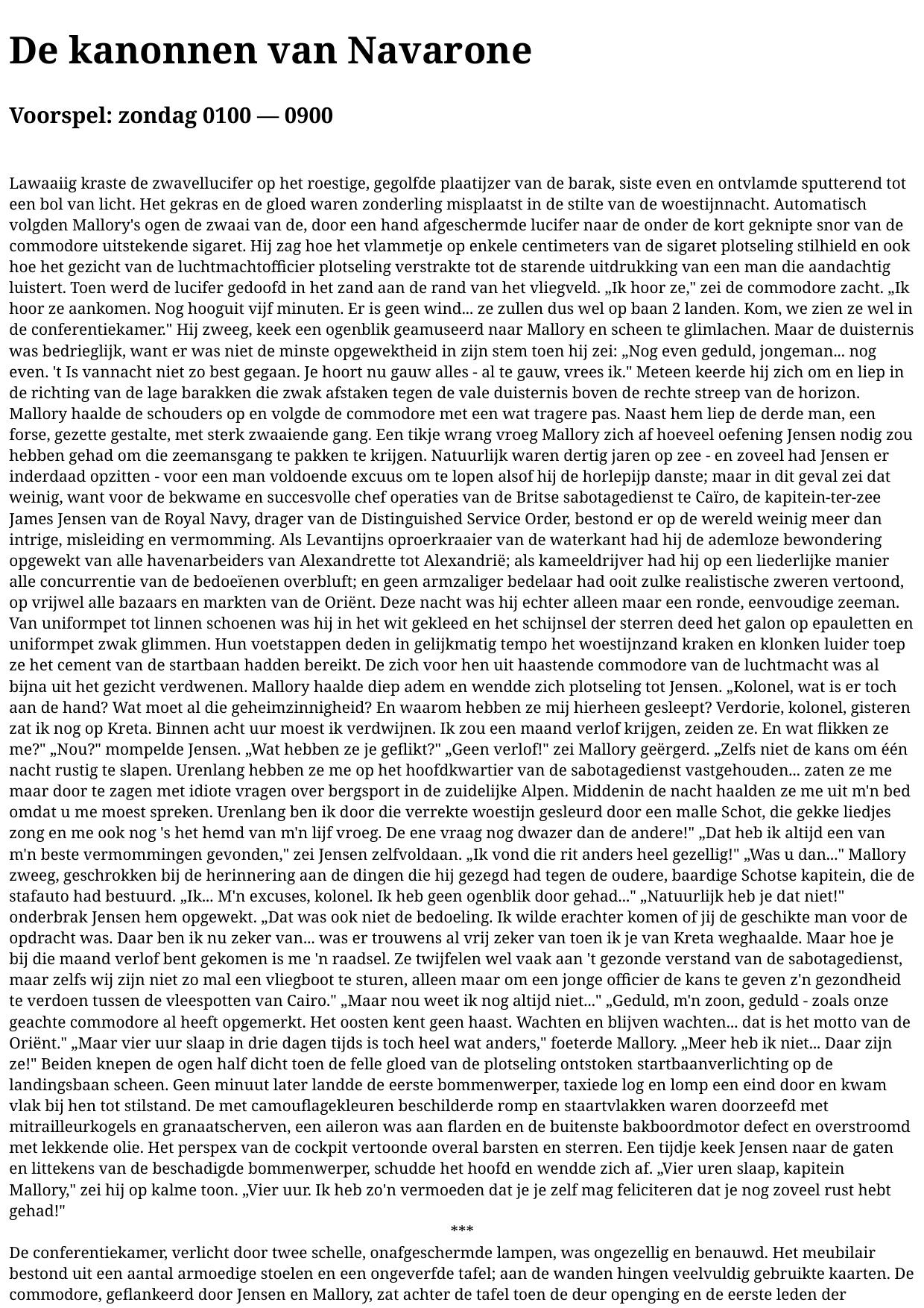 De kanonnen van Navarone